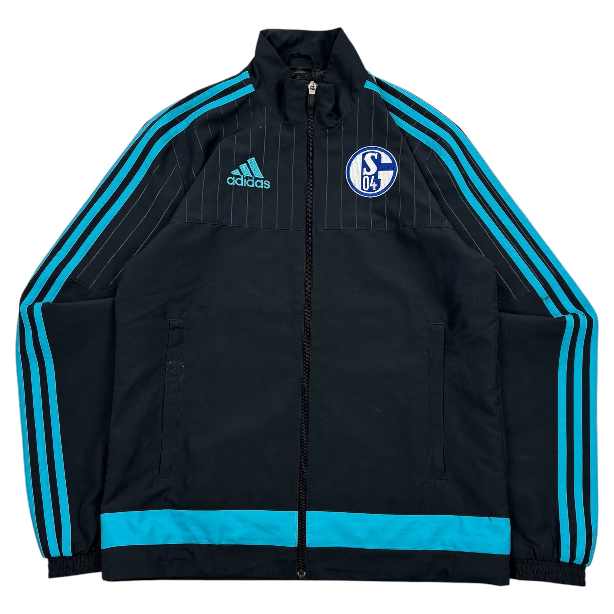 tracktop schalke retro jacke
